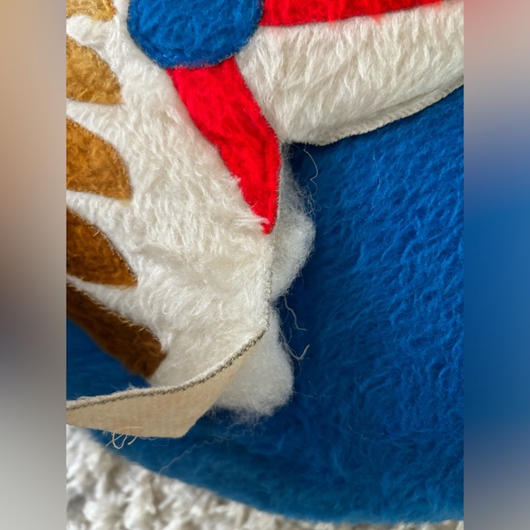 Unique Vintage Horse Pillow Round 15” - Picture 5 of 6